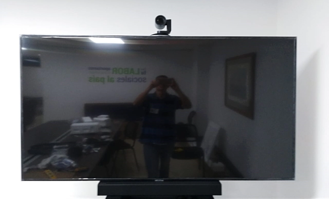 Mueble de piso para videoconferencias Mueble de piso para videoconferencias